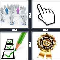 4 Pics 1 Word level 8-8 6 Letters