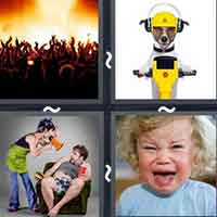 4 Pics 1 Word level 34-13 4 Letters
