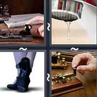4 Pics 1 Word level 14-1 3 Letters